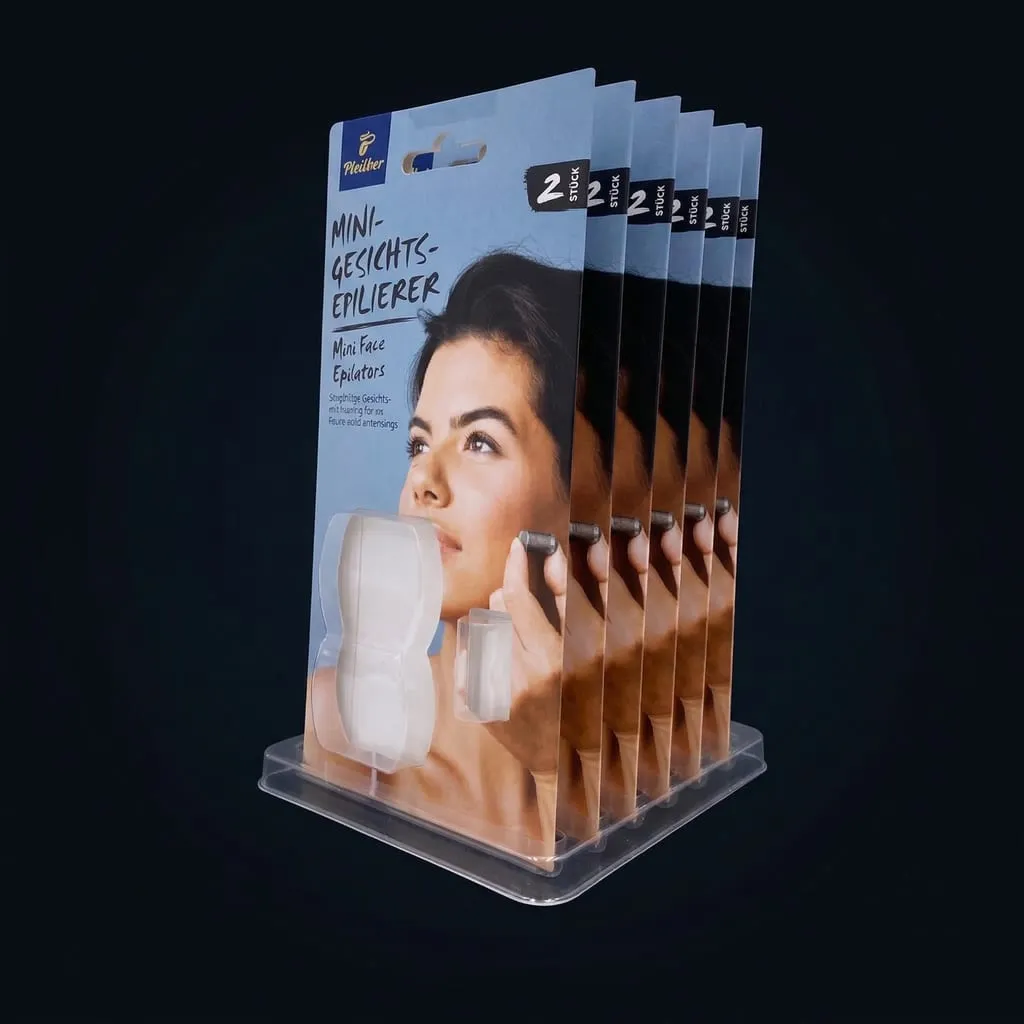 Kunststoffdisplay POS Thekendisplay transparent tiefgezogen – Scafa Thermoforming